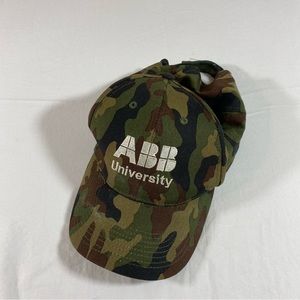 Vintage Sun Cap ABB University Camo Cap Unisex College Hat baseball cap